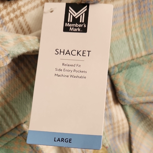 Green and Cream Utility Jacket Relaxed Fit - Picture 4 of 7